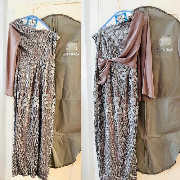 JS Collections like new Nordstrom Amari One-Shoulder Evening Gown JS COLLECTIONS - Picture 12 of 17